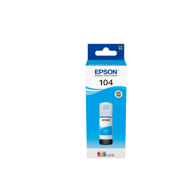 EPSON tinta 104 EcoTank Cyan ink bottle