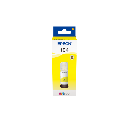 EPSON tinta 104 EcoTank Yellow ink bottle