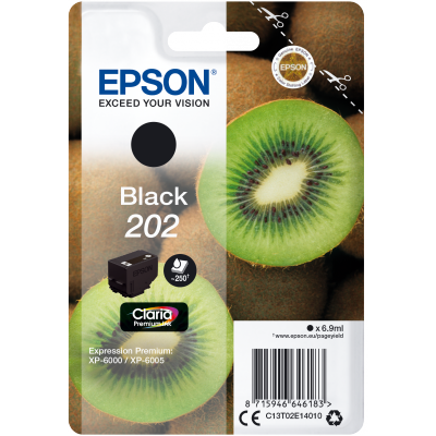 EPSON Singlepack NEGRO 202 Claria Premium Ink