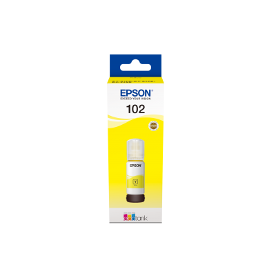 EPSON 102 EcoTank Yellow Ink Bottle ET-2700/ ET-2750/ET-3700 /ET-3750 /ET4750