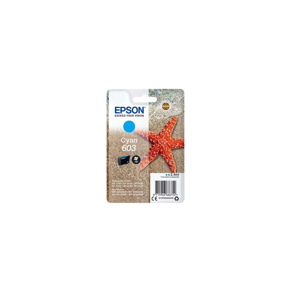 EPSON tinta Cyan Std Estrella de mar 1 tinta 603 No Tag Single