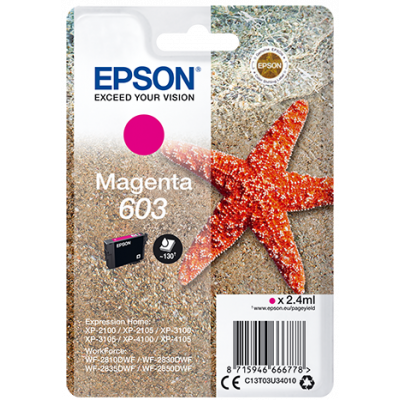 EPSON tinta Magenta Std Estrella de mar 1 tinta 603 No Tag Single