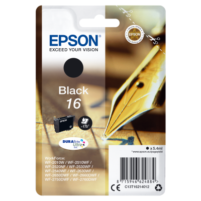 Epson DURABrite Ultra Ink Cartucho Negro 16 (Blister+ Alarma acustico/Radiofrecuencia)