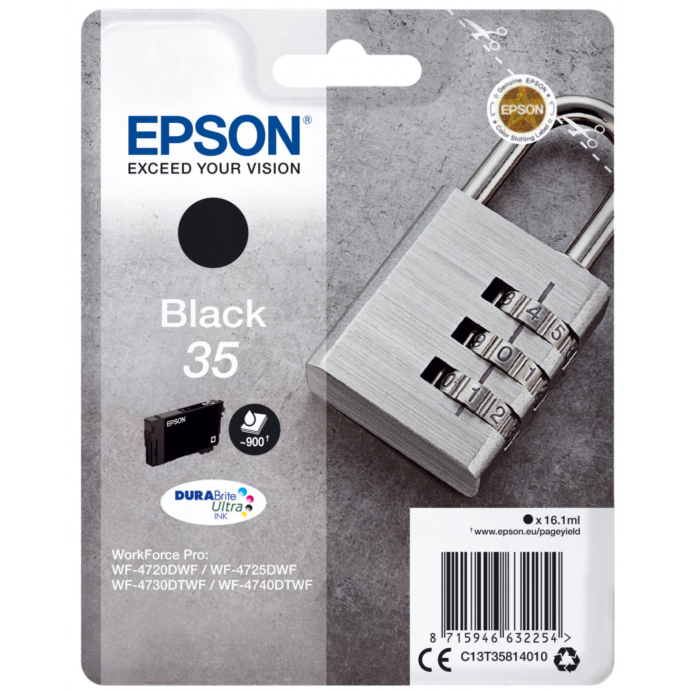EPSON Singlepack Black 35 DURABrite Ultra Ink