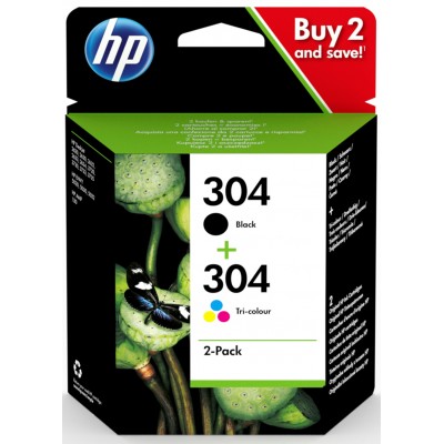 HP DeskJet 3720 Combo Pack 2 Negro y Color Nº304