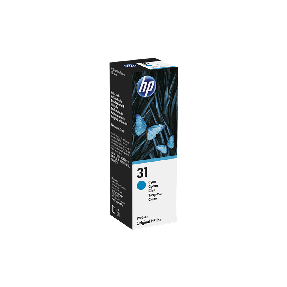 HP Botella de tinta Original HP 31 cian 70 ml