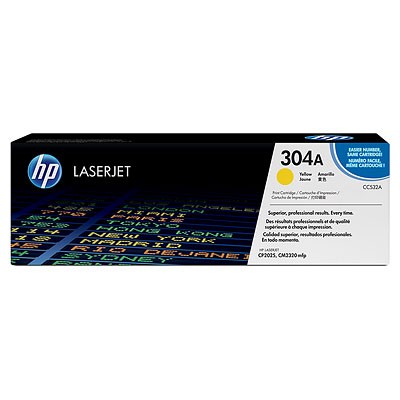 HP Laserjet Color CP2025,CM2320 Toner amarillo 2.800 pag. 304A