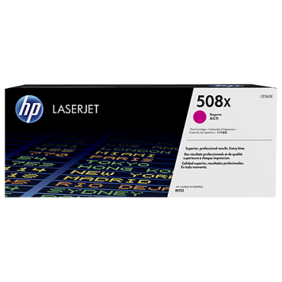 HP Laserjet M553 Toner 508X Magenta 9.500 paginas alta capacidad