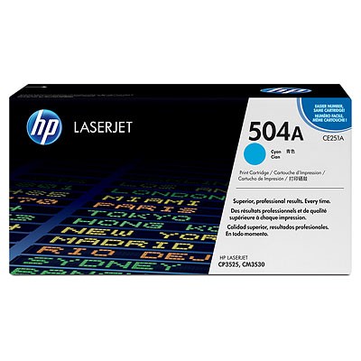 HP Laserjet CP3525 Toner Cian (7.000 paginas)504A