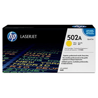 HP Laserjet Color 3600 Toner Amarillo, 4.000 Paginas