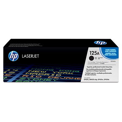 HP Laserjet CP1210/1215/1510/ 1515/1518NI, CM1312 Toner negro con ColorSphere nº125A